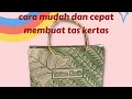 cara membuat tas kertas batik ll simple make paperbag