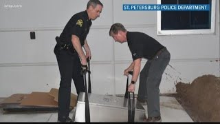 St. Petersburg Police Department buries time capsule | 10News WTSP