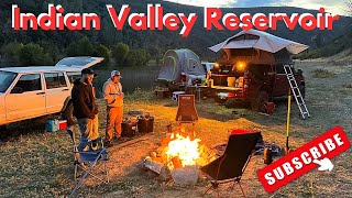 Overlanding, Indian Valley Reservoir camping and fishing!!! ￼