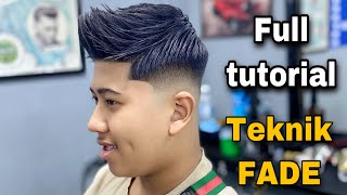 HAIRCUT SKIN FADE TERPOPULAR SEASIA || BARBER FULL TUTORIAL