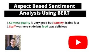 Aspect Based Sentiment Analysis Using BERT with Code | NLP