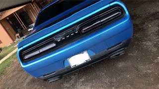 Installing smoked Taillight covers and Grill inserts on (challenger rt plus 2015)🔥😳