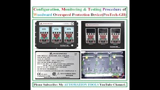 Configuration \u0026 Monitoring Procedure of Woodward Overspeed Protection Device(TechPro-GII)by Keypad.