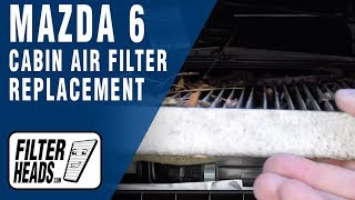 How to Replace Cabin Air Filter 2012 Mazda 6 | AQ1152