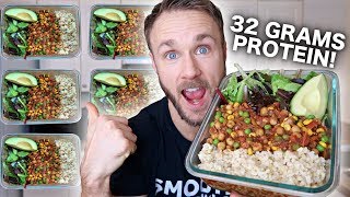 CHICKPEA CURRY RECIPE | MEAL PREP w/ MACROS