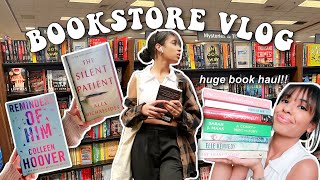 BOOKSTORE VLOG 🌸 book shopping at barnes & noble + book haul!!