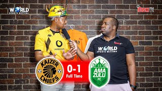 Ntseki Must Take Special Leave | Kaizer Chiefs 0-1 Amazulu | Machaka