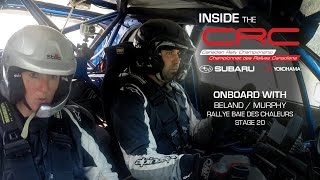 Onboard CRC: Béland/Murphy at Rallye Baie des Chaleurs 2014