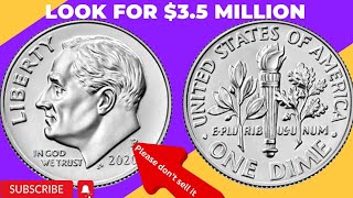 Rare 2020 Dime Coin that Could Make You a Millionaire! ~ Coins Worth Money - Coin Collecting!