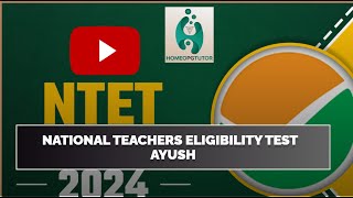 EDUCATIONAL TECHNOLOGY | NATIONAL TEACHERS ELIGIBLITY TEST | NTET | AYUSH | HOMEOPGTUTOR