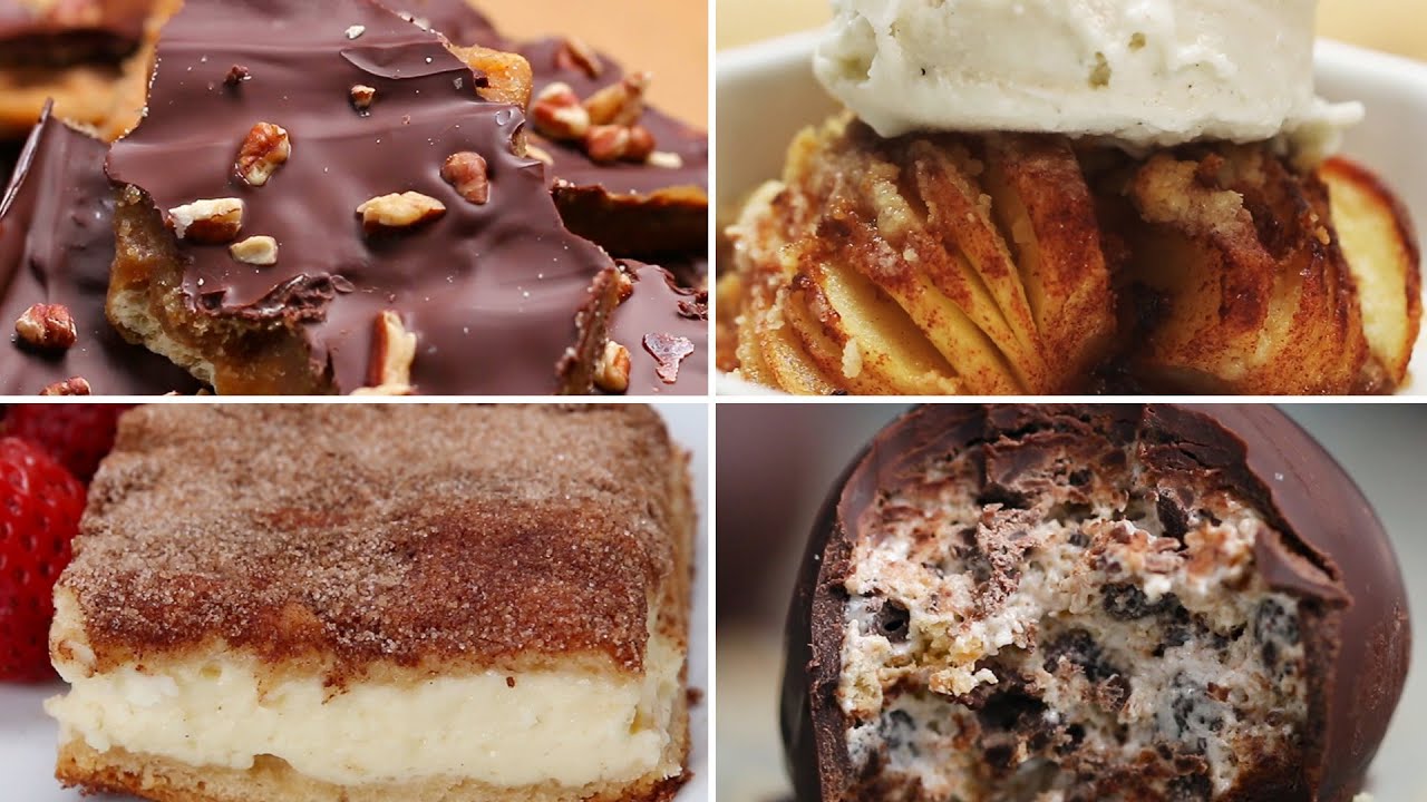 8 Dessert Recipes For Holiday Parties Youtube
