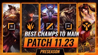 TOP 3 PRESEASON Champions To MAIN For EVERY ROLE in Patch 11.23 - League of Legends