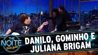 The Noite (14/11/16) - Danilo, Gominho e Juliana brigam no palco