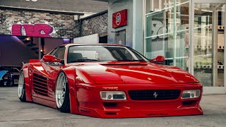 Ferrari 512TR LB performance  JDM  高速入り口！　フェラーリ　テスタロッサ　リバティーウォーク　LibertyWalk