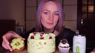 MUKBANG | Торт, сладости | Sweets, cake  не ASMR