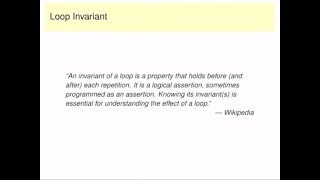 Introduction to Loop Invariants in Whiley