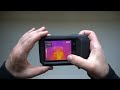 thermal camera flir c5 video test night test