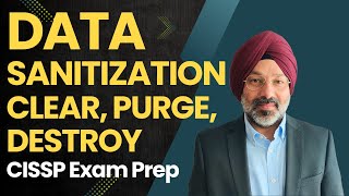 Data Sanitization Methods for CISSP 2026: Clear, Purge, Destroy - Cybersecurity Essentials