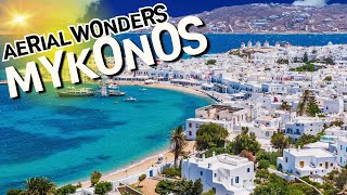 Mykonos, Greece Walking Tour ,Scenic Relaxation Film With Calming Music