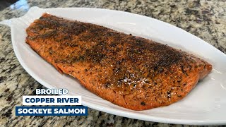 How to Broil Whole Copper River Sockeye Salmon Fillet #broiled #salmon #recipe #cookingchannel