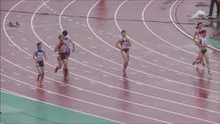 女子100m_予選3組_第71回北海道高校陸上20180613