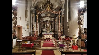 Feierliche Christmette 24.12.2023 mitgestaltet von der Kantorei  22:00  Pfarrkirche St. Justinus