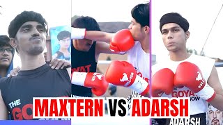 Maxtern vs Adarsh  Boxing Match ! Maxtern vs Adarsh Full Fight Night !