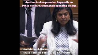 Another broken promise: Rupa Huq MP calls on Boris Johnson to honour his dementia spending pledge