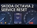 How to reset service reminder indicator in Skoda Octavia MK2 (clear SERVICE NOW! inspection message)