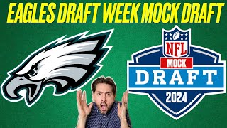 2024 MOCK DRAFT| Philadelphia Eagles 7 Round NFL Mock Draft| BIG TRADE?