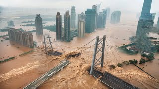 Giant bridge collapses in Vietnam! Flooding and landslides sweep away everything