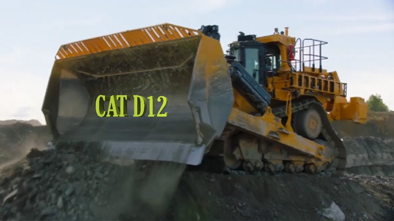 Caterpillar D12 Bulldozer - YouTube