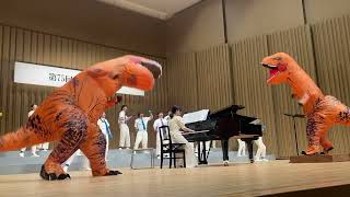 【カオス】第７５回宮城県合唱祭　怪獣のバラード 　ピアノ伴奏/ティラノサウルス付き混声四部合唱【合唱団Hakuga】