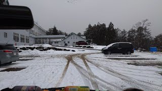 郡上ヴァカンス村スキー場の駐車場がホノボノすぎるんだけど？2月25日日曜日15時15分