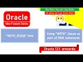 Oracle 12c new feature Oracle WITH PLSQL hint