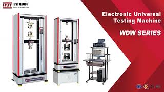 HST WDW Series Computer control electronic universal testing machine with pneumatic side action grip