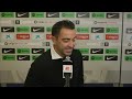 xavi on clinching his first laliga title i m very proud and satisfied espn fc