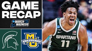 No. 7 Michigan State KNOCK OFF No. 2 Marquette, Advances To Sweet 16 In NCAA Tournament I CBS Sports