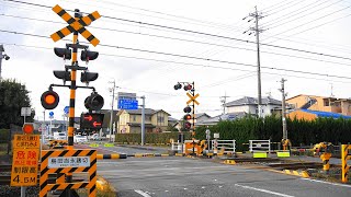 東海道本線【№405】島田吉永踏切・通過・走行映像（六合駅⇔藤枝駅）静岡県島田市道悦５丁目（JR・鉄道・旅客列車・電車）