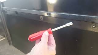 EZ Snap RV Skirting Review Videos from Cindy M Installing Pins