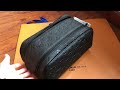 Louis Vuitton Dopp Kit Toilet Pouch Black