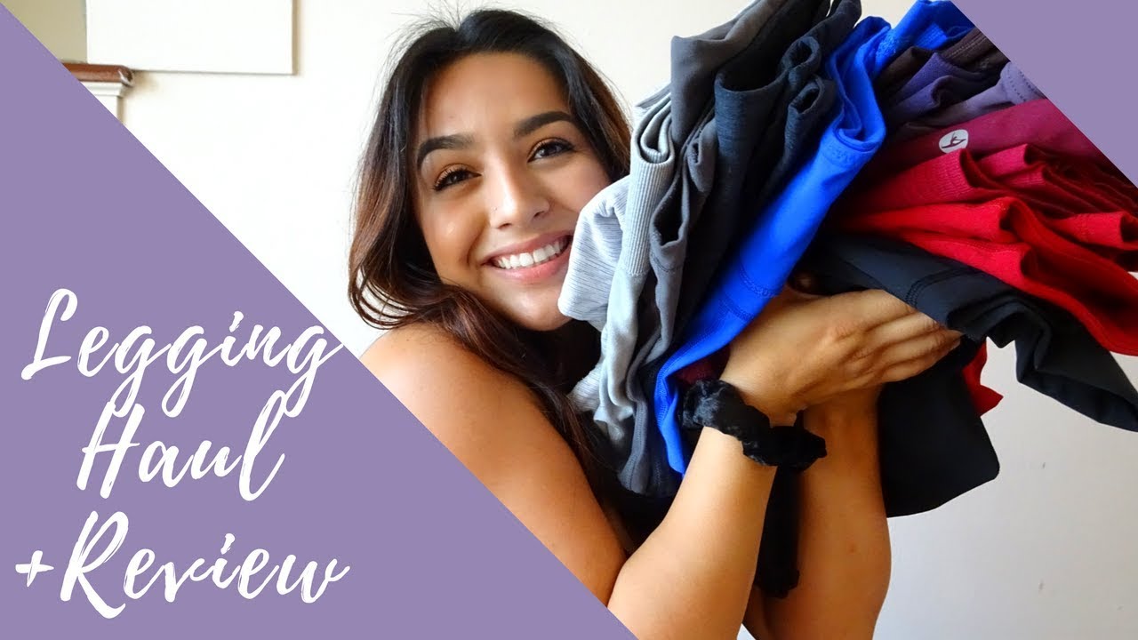Legging Haul Review Youtube