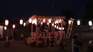 2018 鳴神流 雷神太鼓 八王子市東浅川町 新地町会夏まつり(炭坑節)