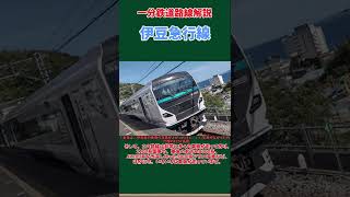 【鉄道路線解説】伊豆の海を一望し、温泉グルメを楽しめる鉄道路線 伊豆急行線　＃Shorts