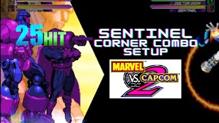 MvC2 - Sentinel Condensed Corner Combo Setup