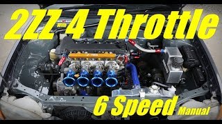 2ZZ 4 Throttle 6 Speed Manual in Toyota Corolla AE111 Sedan