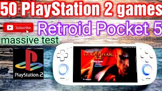 50 PS2 games on Retroid Pocket 5 I PlayStation 2 ultimate test