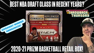 RIPPING A 2020-21 PRIZM BASKETBALL RETAIL BOX (GIVEAWAY WINNER ANNOUNCED) #tbt