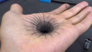 Black Hole in my Hand!! Cool Optical Illusion