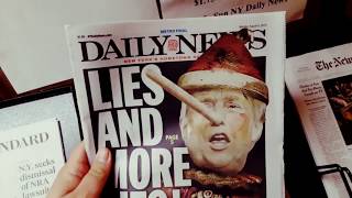 Donald Trump = Pinocchio on the Front Page of the New York Daily News, For Sale at Wegmans  on Hylan